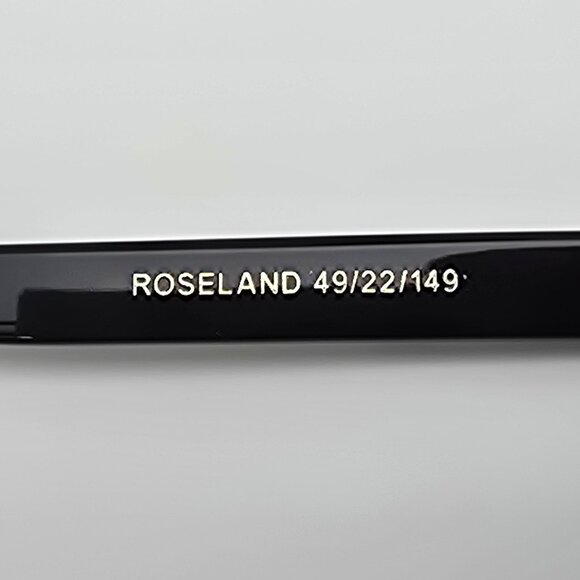 Lowercase Roseland Gloss Black Frame Flat Grey Lens Sunglasses w/ Case 49-22-149 main image 14